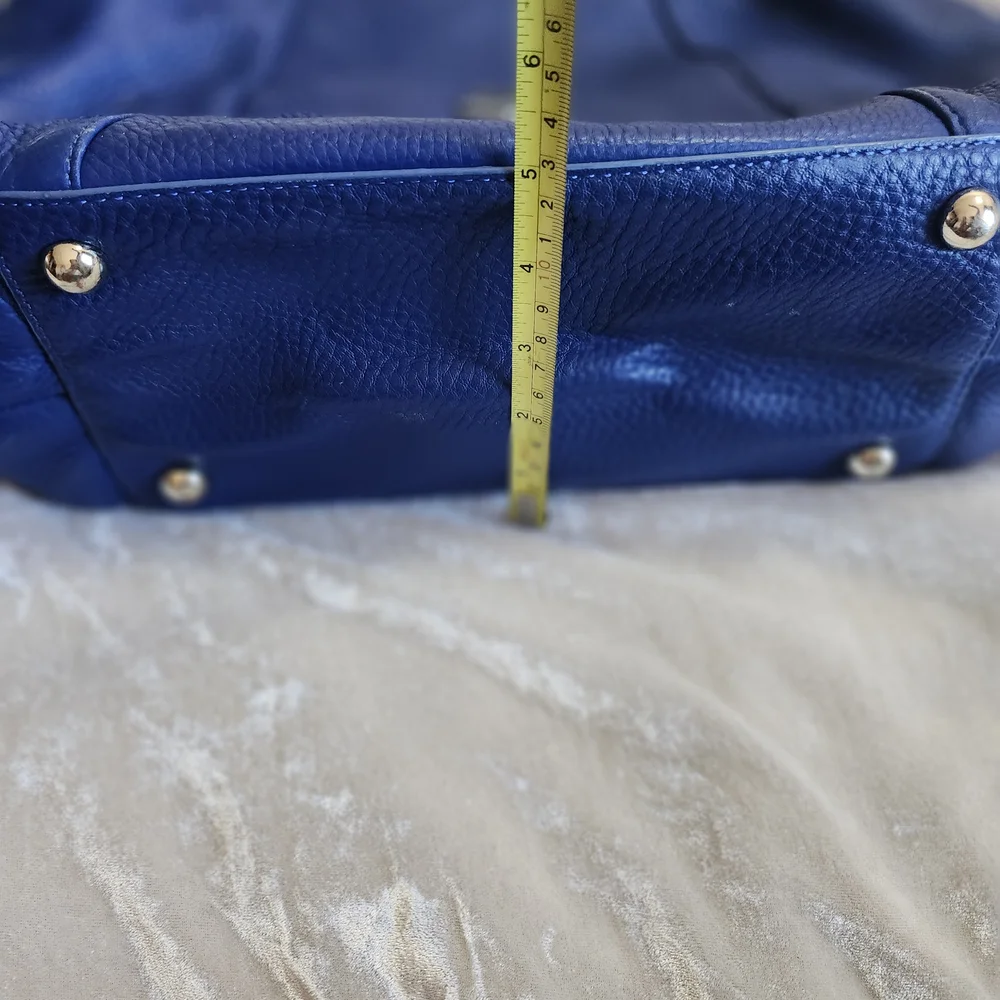 Blue Leather Women's Bag